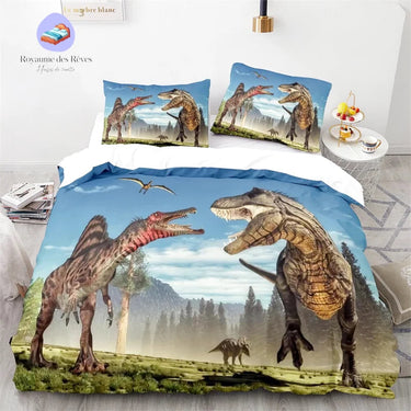 Housse de Couette Dinosaure Méchant